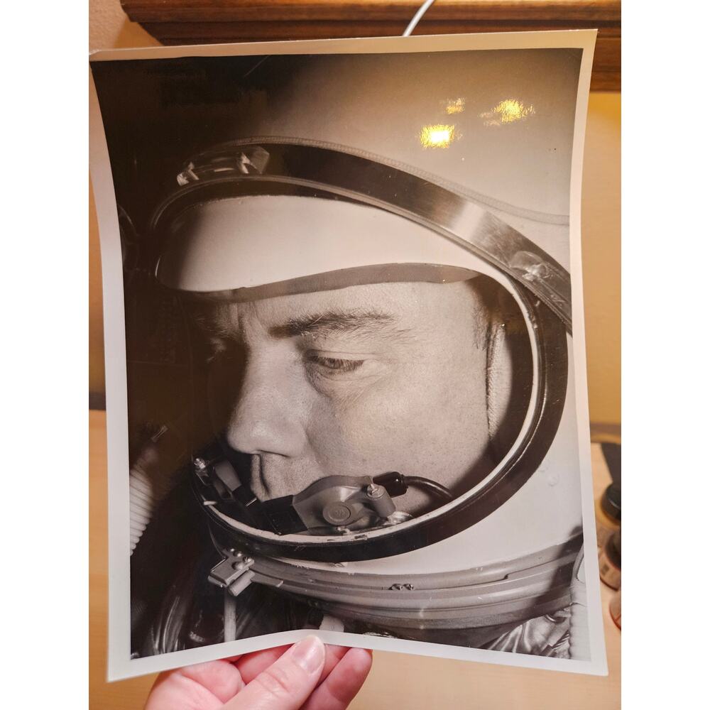 Vintage 8x10 Official Navy Photograph NASA Mercury Mission NOT TO BE RELEASED